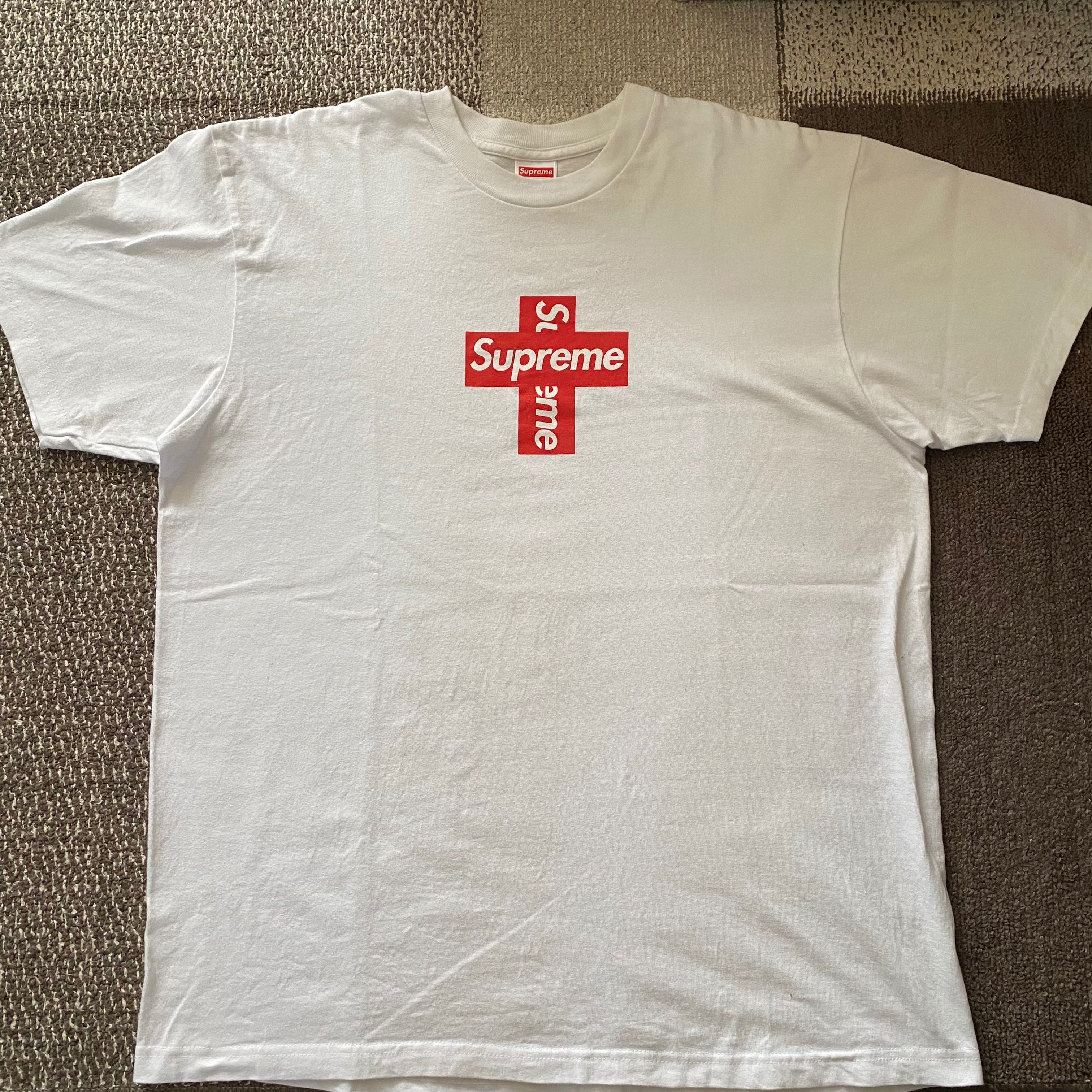 Supreme Cross Box Logo Tee "White"