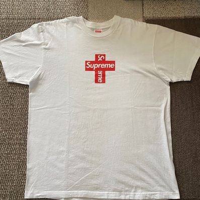 Supreme Cross Box Logo Tee "White"