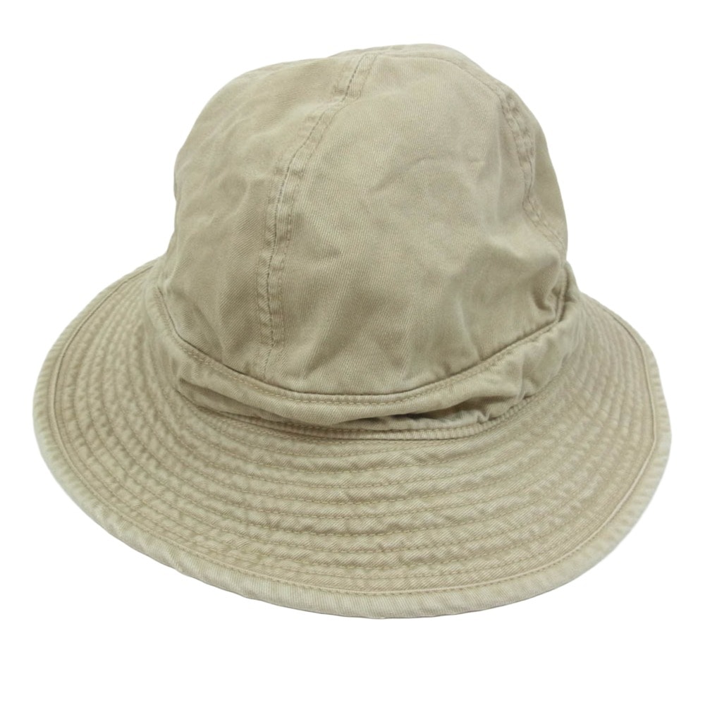 BOWWOW バウワウ 帽子 BW241-M4CH M-41 CHINO HAT ヴィンテージ加工 チノ ハット 帽子 カーキ系【新古品】【未使用】【中古】