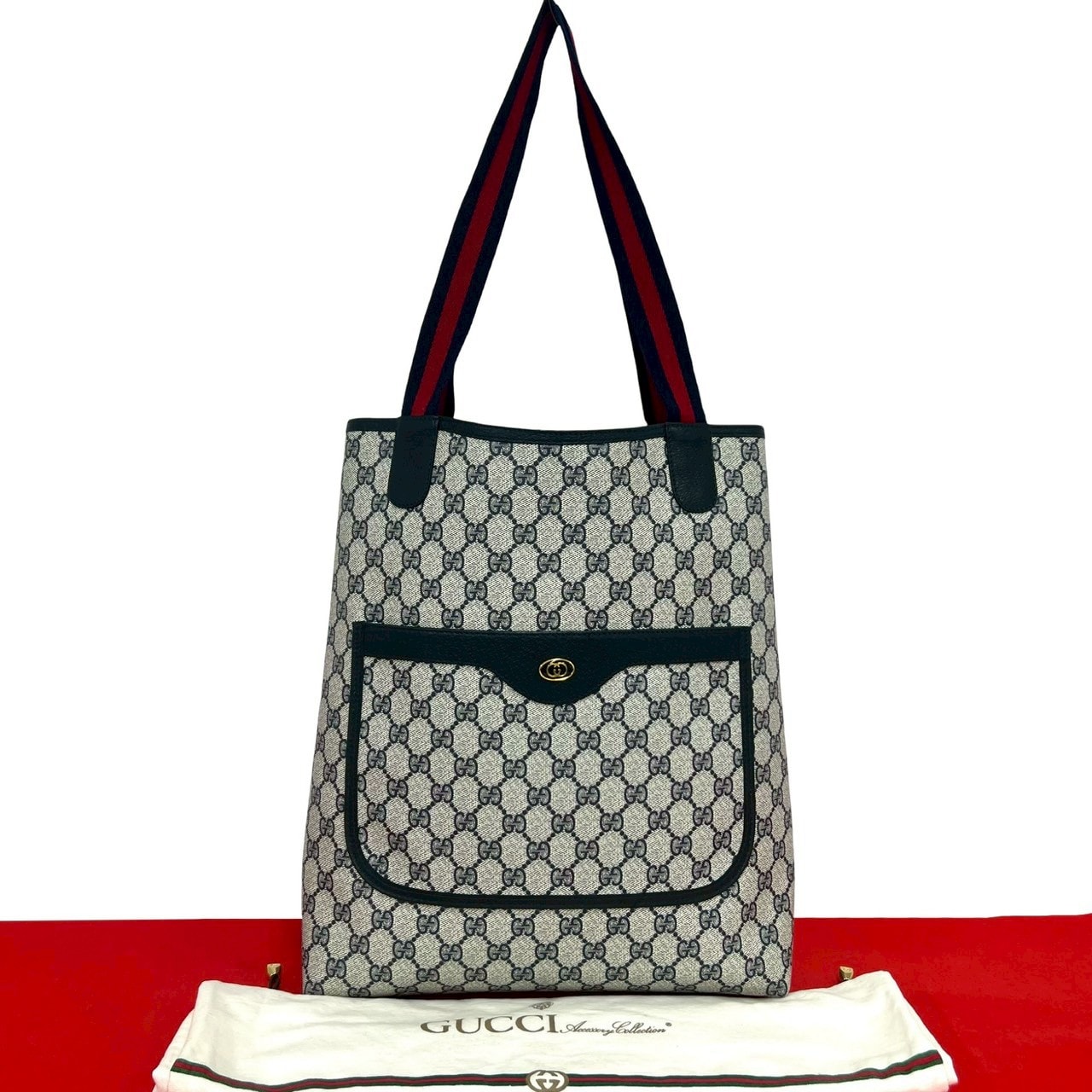 B (目立った傷や汚れなし)】GUCCI グッチ シェリーライン GG ロゴ 柄