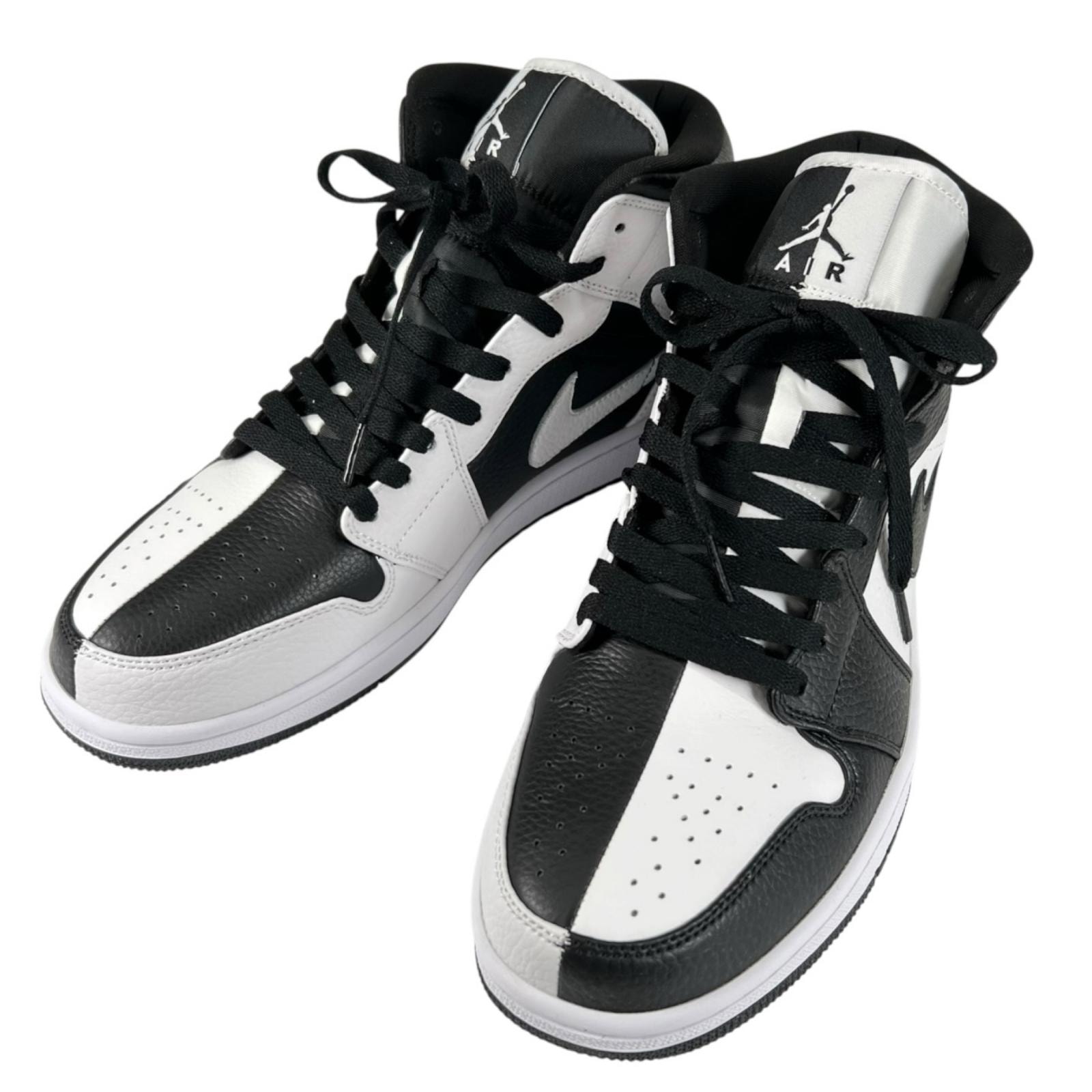 未使用品 NIKE ナイキ WMNS AIR JORDAN 1 MID SE DR0501-101 スニーカー レザー/合成繊維 ブラック メンズ 27.5 43 9.5【古着】【中古】