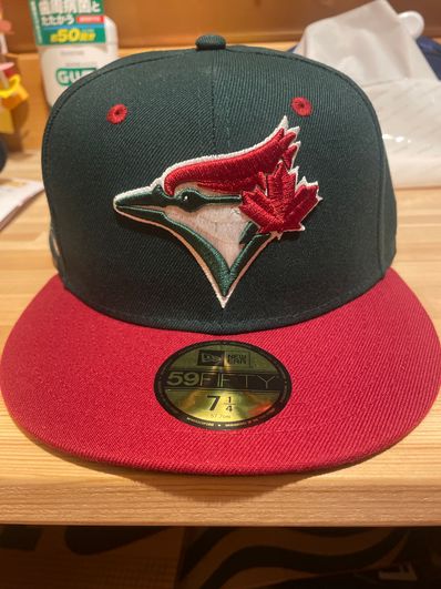 ニューエラ トロント・ブルージェイズ ダークグリーン レッドバイザー