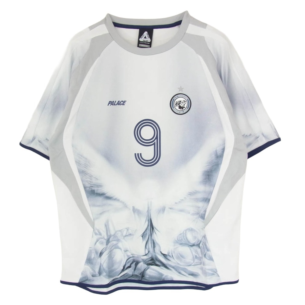 PALACE パレス Tシャツ 25AW Phantasy Jersey メッシュ 半袖 Tシャツ ネイビー系 M【美品】【中古】