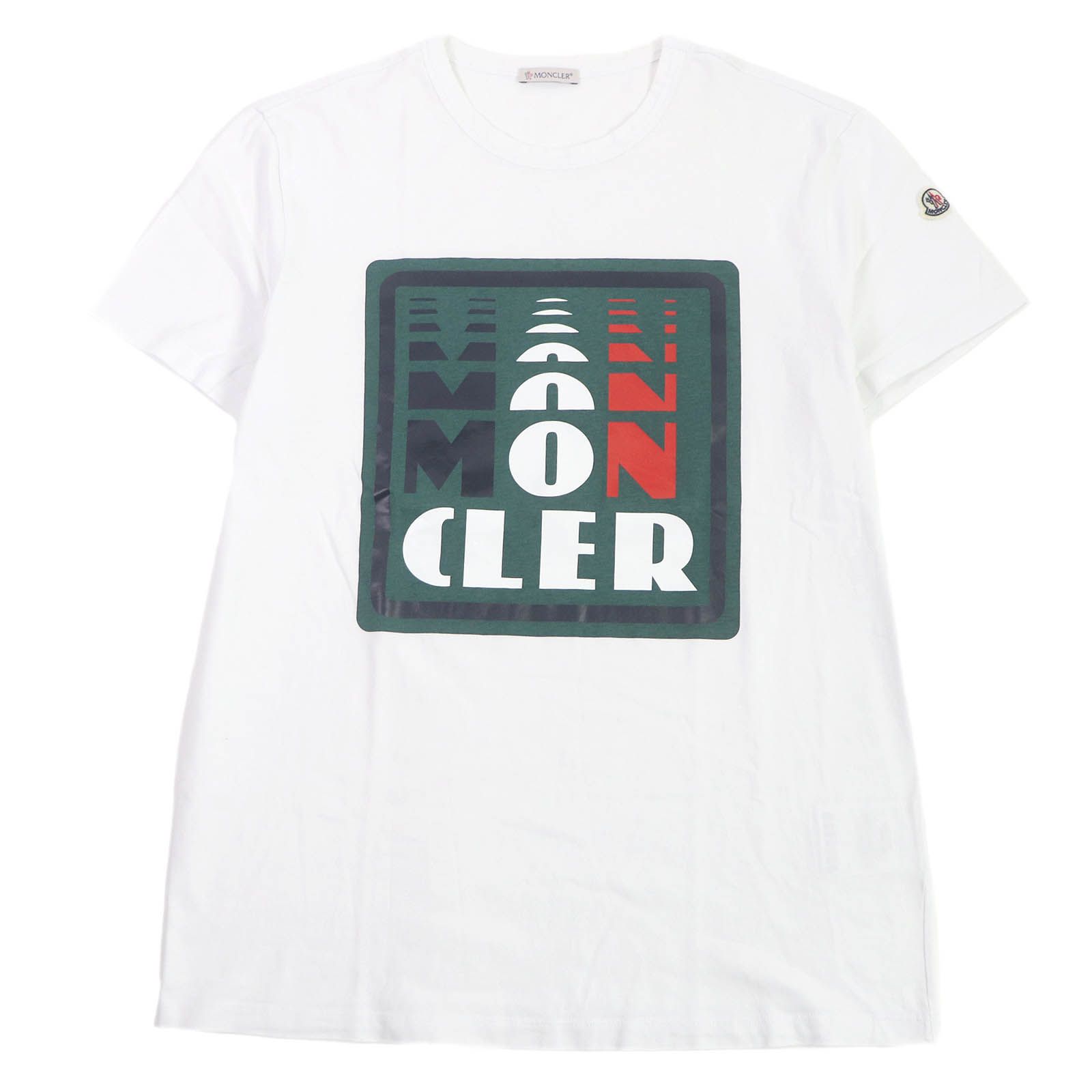 モンクレール 半袖Ｔシャツ MAGLIA T-SHIRT ホワイト メンズ L