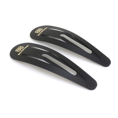 バレンシアガ BALENCIAGA ヘアピン メタル ブラック レディース【中古】 h32136b