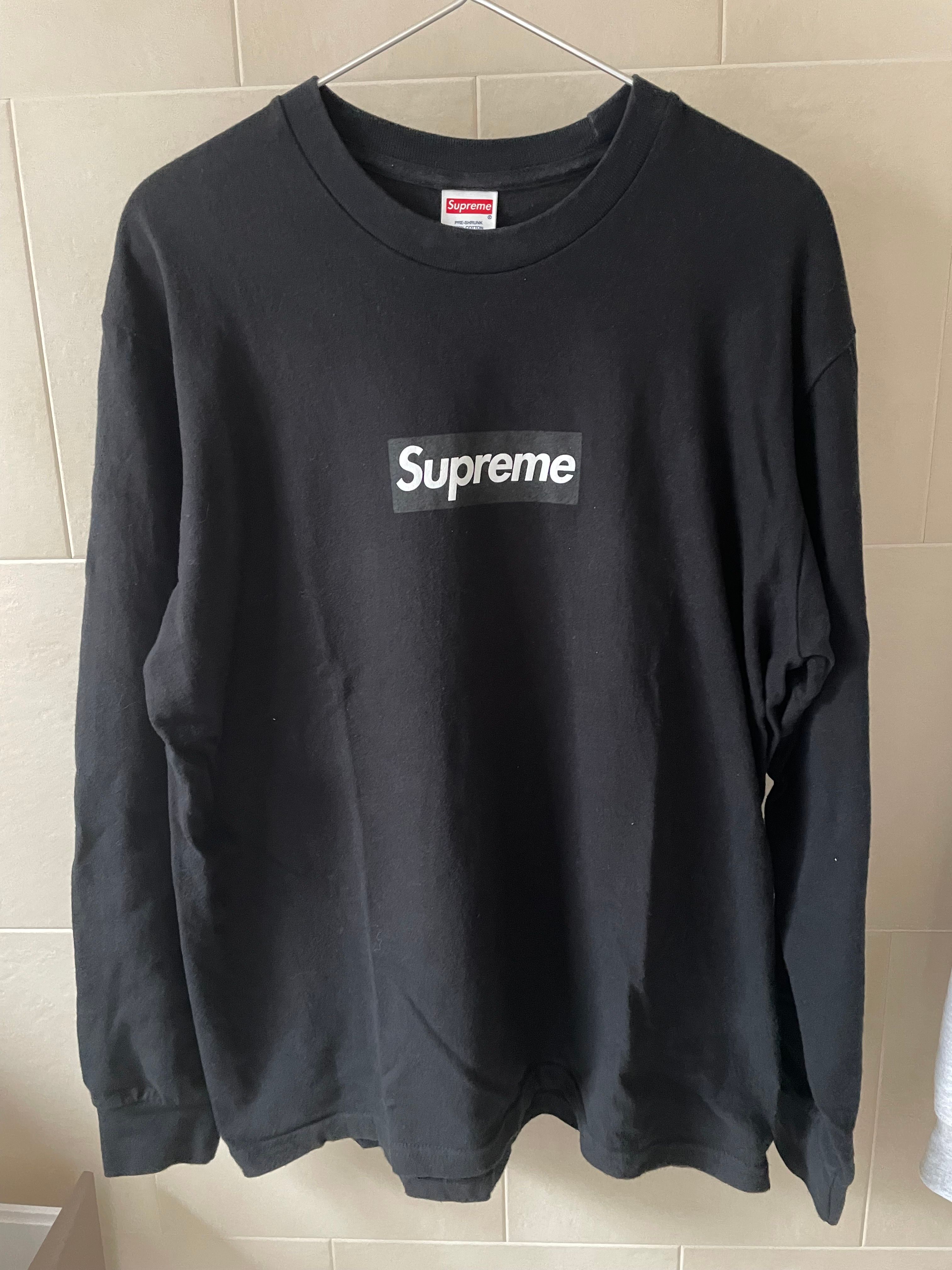 Supreme Box Logo L/S Tee "Black"
