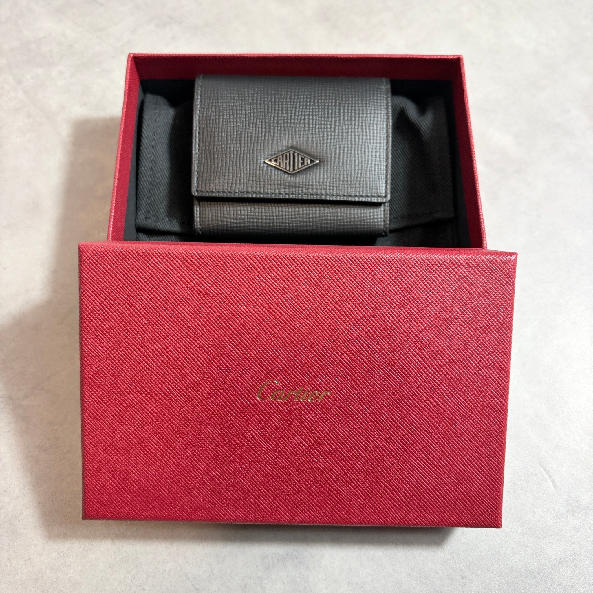 【未使用に近い】カルティエ　Cartier コインケース　ロザンジュ　箱・袋付き