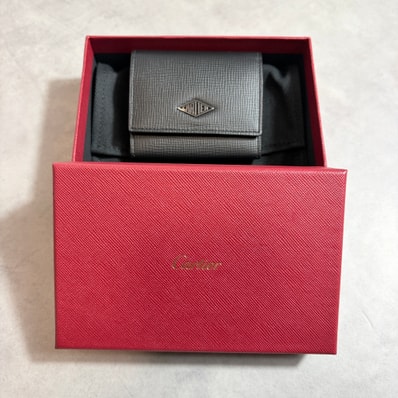 【未使用に近い】カルティエ Cartier コインケース ロザンジュ 箱・袋付き