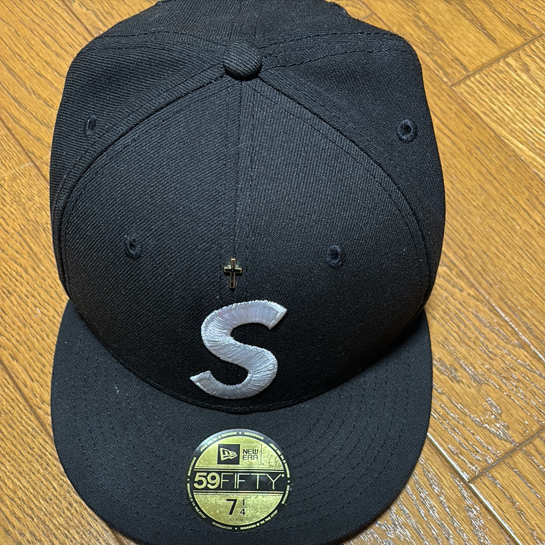 Supreme Gold Cross S Logo New Era 