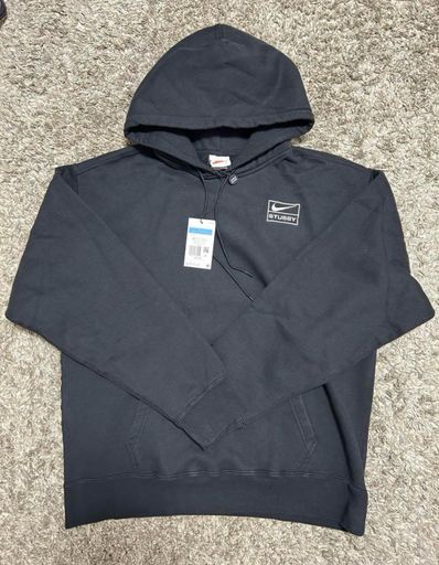Stussy × Nike NRG Washed Hoodie (US Size) "Black" DN4028-010