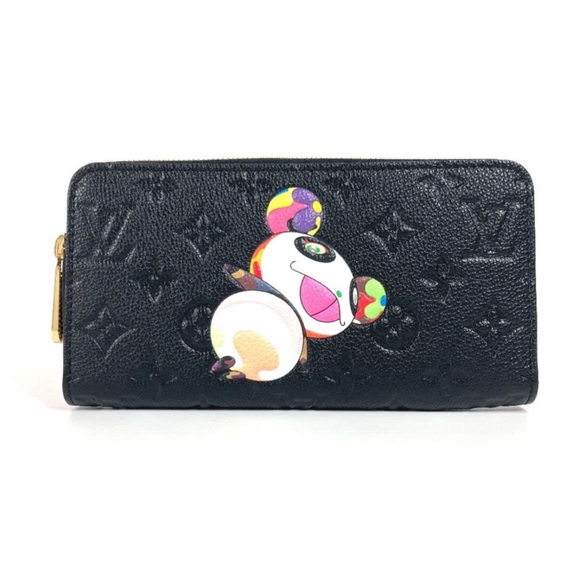 Louis Vuitton x Takashi Murakami Zippy Wallet Monogram Empreinte Japan Exclusive "Noir"