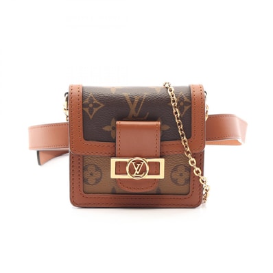 ルイ・ヴィトン LOUIS VUITTON バムバッグ ドーフィーヌBB モノグラムリバース 2WAY ウエストバッグ ボディバッグ バッグ PVCコーティングキャンバス レザー モノグラム・リバース レディース ブラウン系 M68621 【中古】