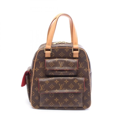 ルイ・ヴィトン LOUIS VUITTON エクサントリシテ モノグラム ハンドバッグ バッグ PVCコーティングキャンバス レザー モノグラム レディース ブラウン系 M51161 【中古】