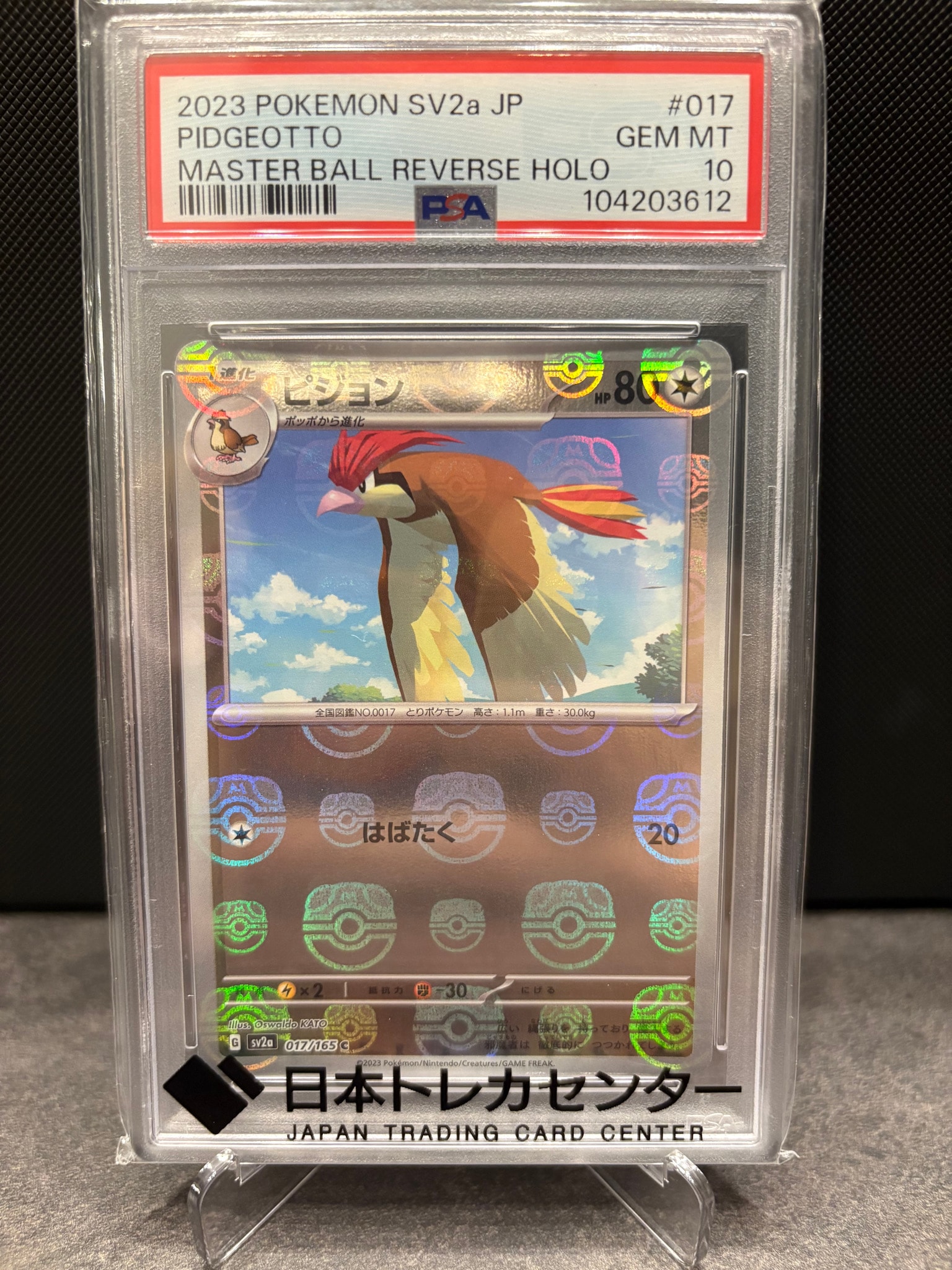 ピジョン C: マスターボールミラー[SV2a 017/165](強化拡張パック