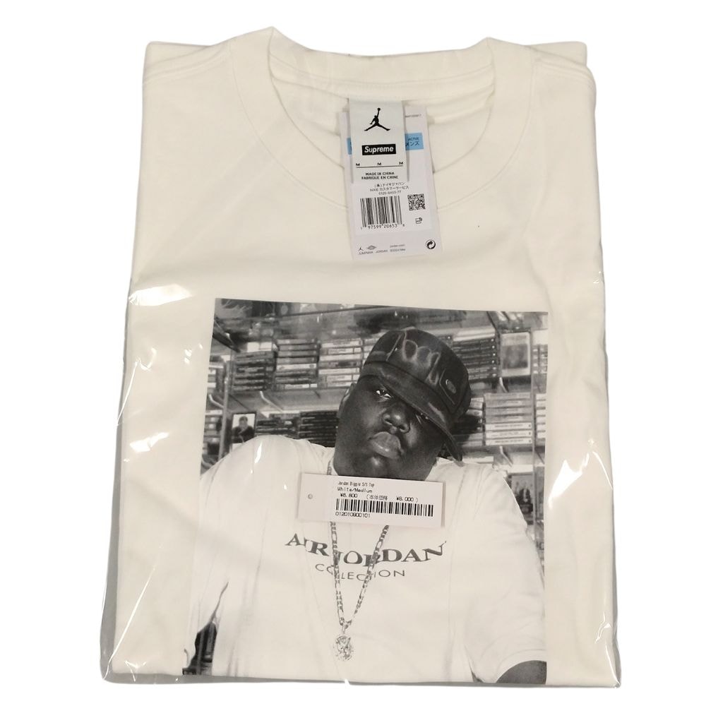 Supreme x Jordan Biggie S/S Top "White"