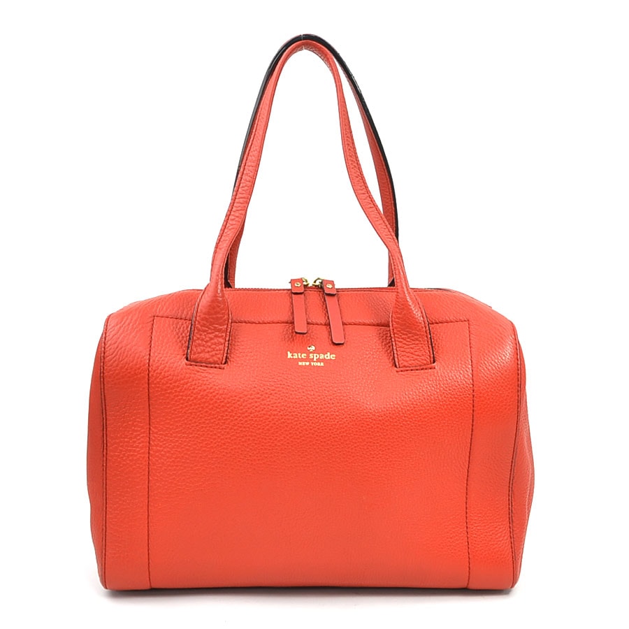 ケイトスペード Kate Spade ショルダーバッグ レザー レッド レディース【中古】 h31654a