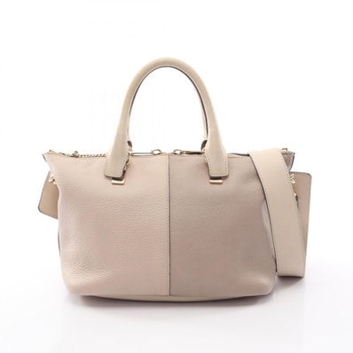クロエ Chloe ベイリー バイカラー 2WAY ハンドバッグ バッグ レザー レディース アイボリー系 / ベージュ系 【中古】
