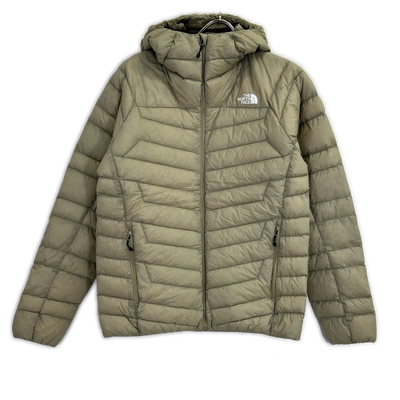 ノースフェイス NY82311 クレイグレー Thunder Hoodie サンダーフーディ フーデットダウンジャケット L