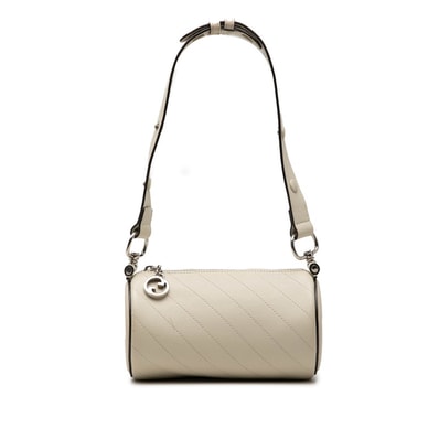 グッチ ブロンディ ショルダーバッグ 760170 ホワイト レザー レディース GUCCI 【中古】
