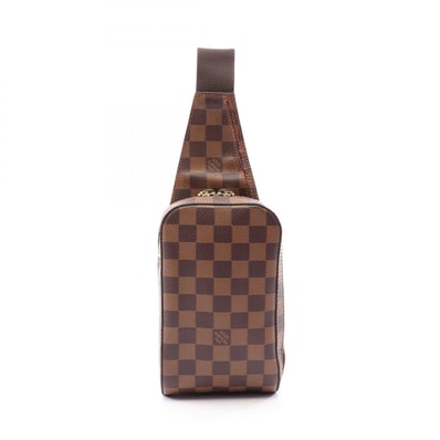 ルイ・ヴィトン LOUIS VUITTON ジェロニモス ウエストバッグ ボディバッグ バッグ PVCコーティングキャンバス ダミエ エベヌ メンズ レディース ブラウン系 N51994 【中古】