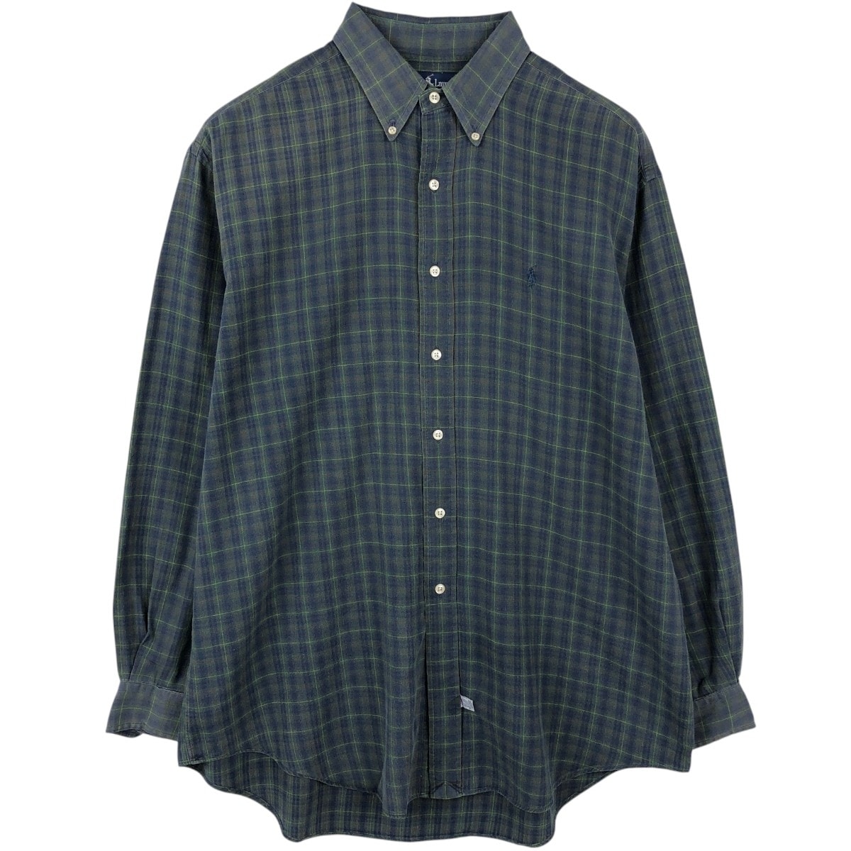 古着 ラルフローレン Ralph Lauren 長袖 ボタンダウンチェックシャツ メンズL相当/eaa661366
