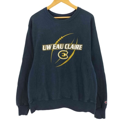 00s PREMIUM REVERSE WEAVE UW EAU CLAIRE プリント クルーネックスウェット【1141255965382】