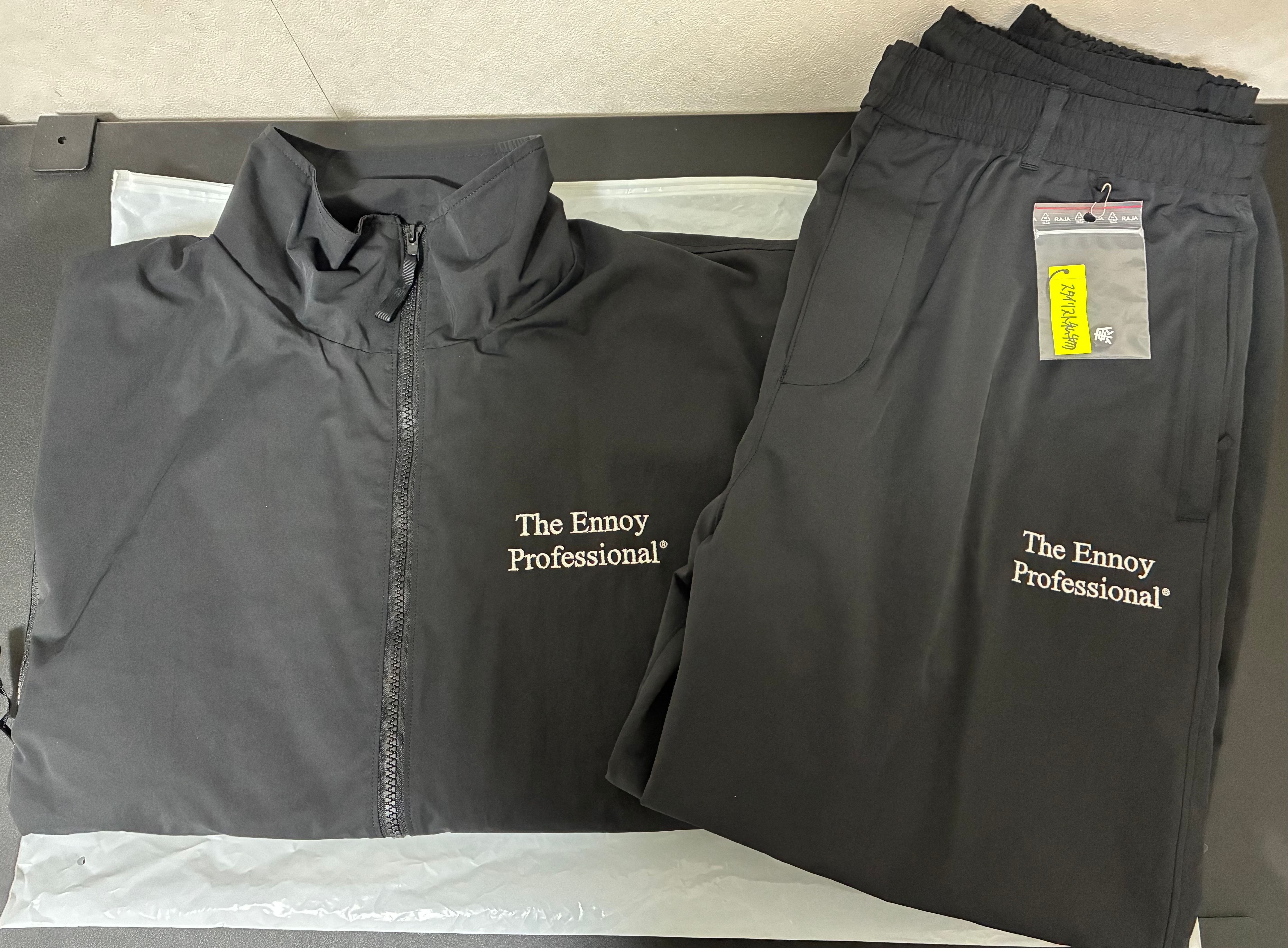 ENNOY Professional CPN Jacket Set Up "Black / White" AW24BRENJK02LP / AW24BRENPT04LP