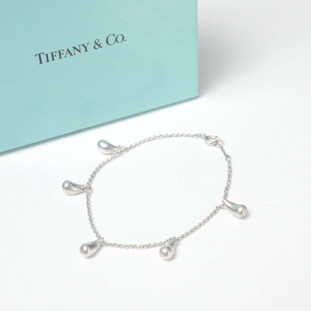 TIFFANY&Co. ティファニー ブレスレット エルサペレッティ ティアドロップ シルバー925 ブランド古着【中古】20260209/RA7641