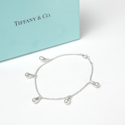 TIFFANY&Co. ティファニー ブレスレット エルサペレッティ ティアドロップ シルバー925 ブランド古着【中古】20260209/RA7641
