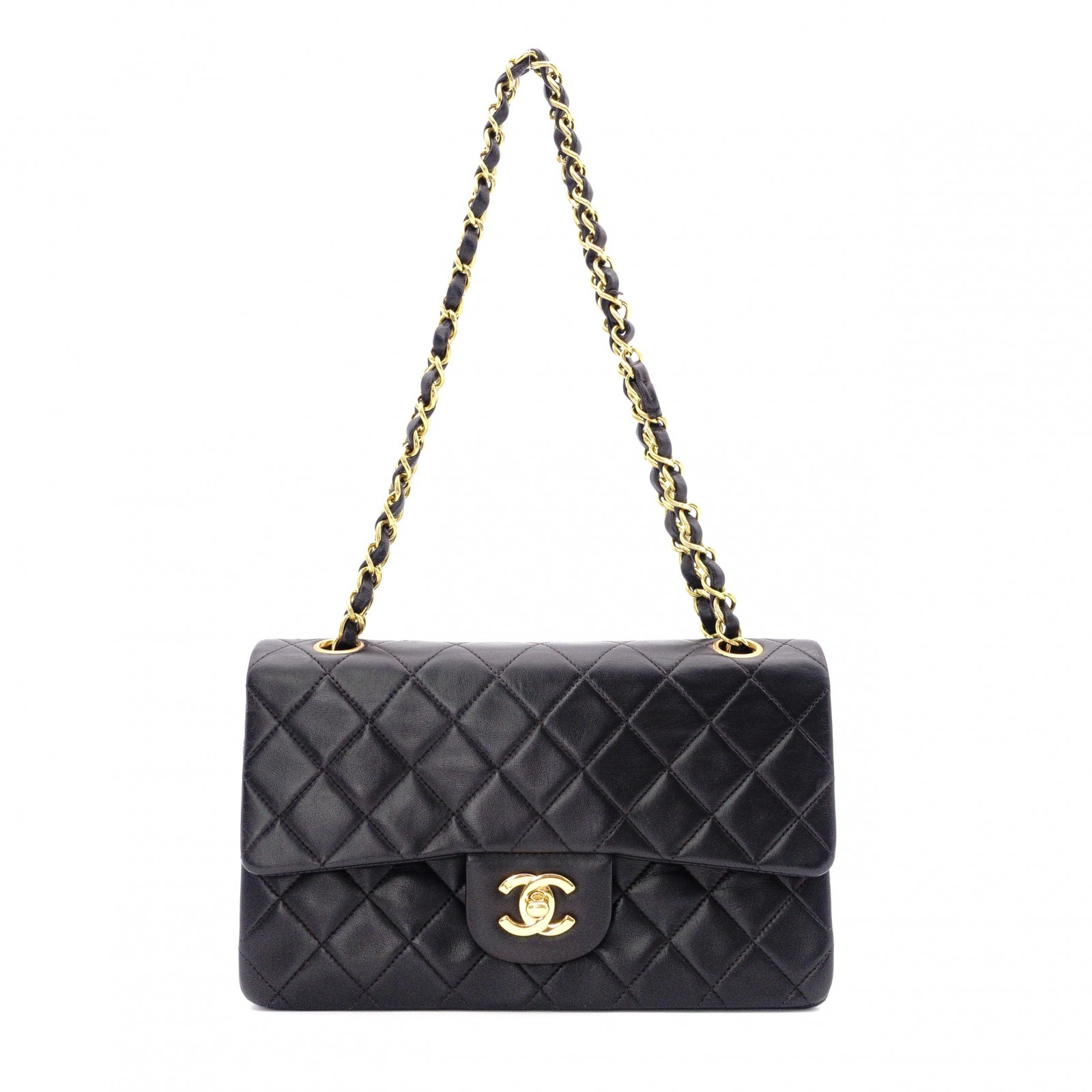 シャネルダブルフラップマトラッセ クラシックショルダーバッグ