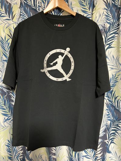 Air Jordan Off-WhiteTM️ Short Sleeve T-shrit "Black"