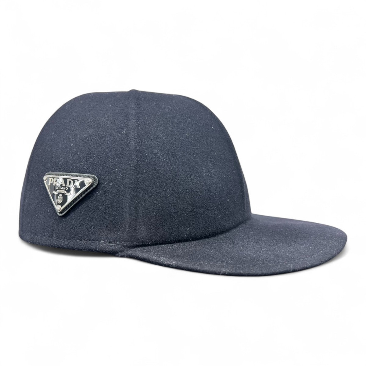 PRADA Felt Baseball Cap "Black"