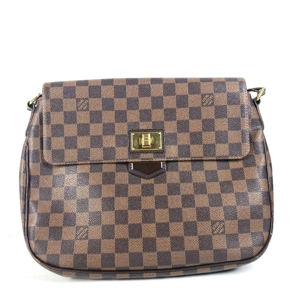 ルイヴィトン LOUIS VUITTON ブザスローズベリー N41178 ダミエ 斜め掛け カバン フラップ ショルダーバッグ ダミエキャンバス エベヌ ブラウン