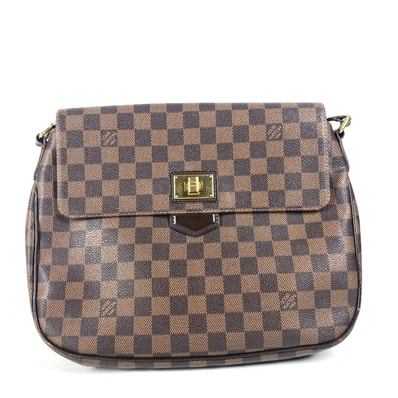 ルイヴィトン LOUIS VUITTON ブザスローズベリー N41178 ダミエ 斜め掛け カバン フラップ ショルダーバッグ ダミエキャンバス エベヌ ブラウン