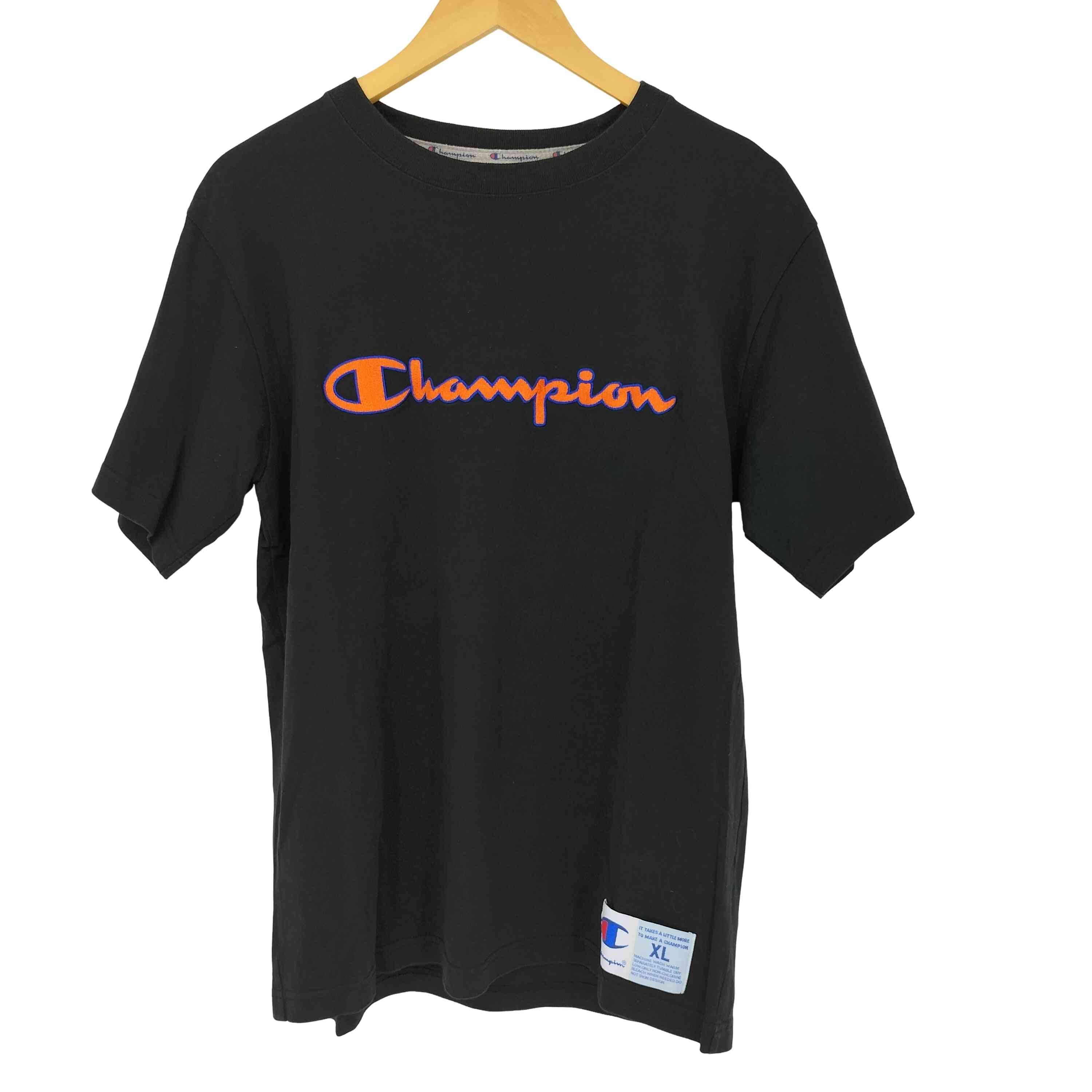 チャンピオンロゴ刺繍入り Tシャツ アクションスタイル【1139367286686】