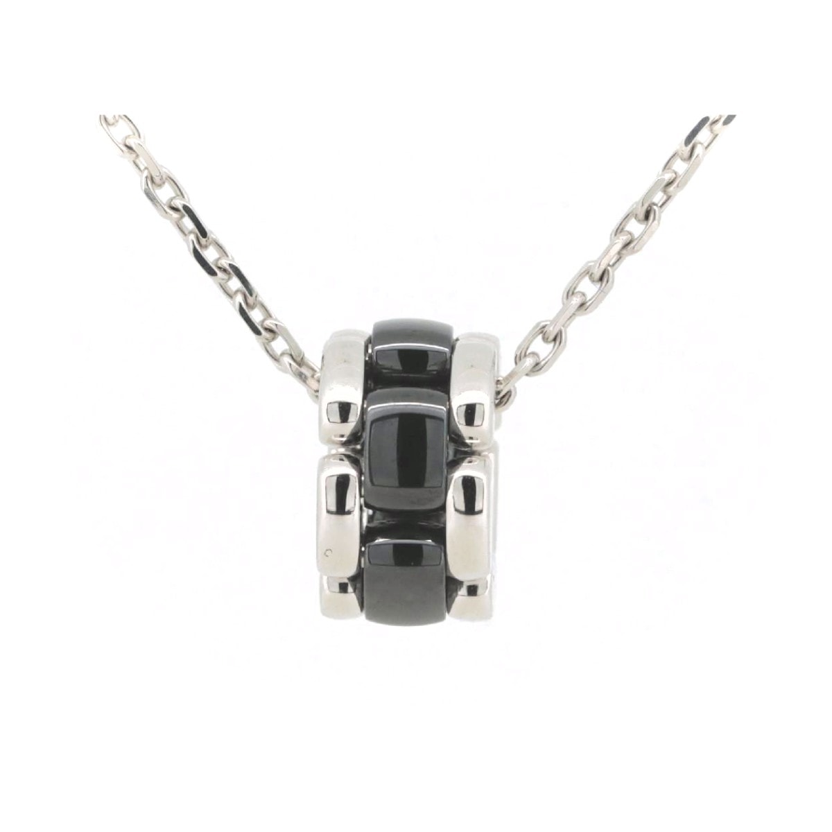 シャネル ウルトラコレクション ネックレス セラミック K18WG(18金 ホワイトゴールド) 中古