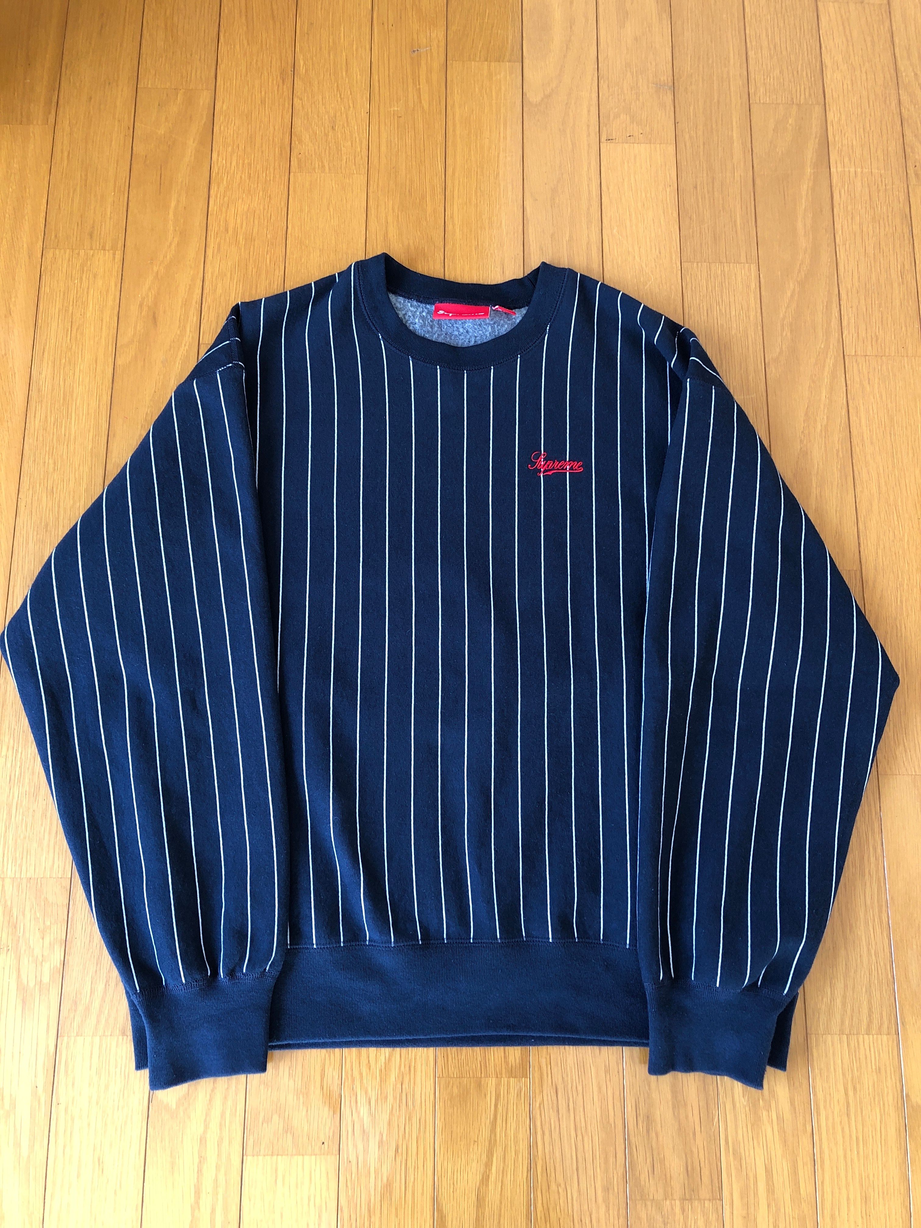 Supreme Pinstripe Crewneck 