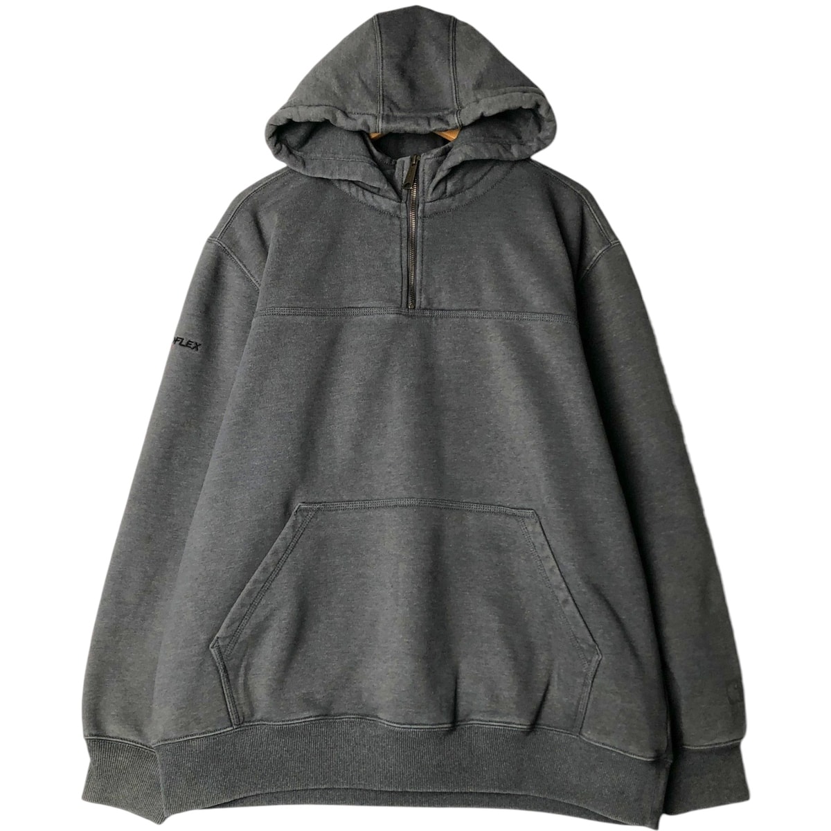 古着 カーハート Carhartt ORIGINAL FIT XtendFlex? スウェットハーフジップパーカー メンズXL相当/eaa626923