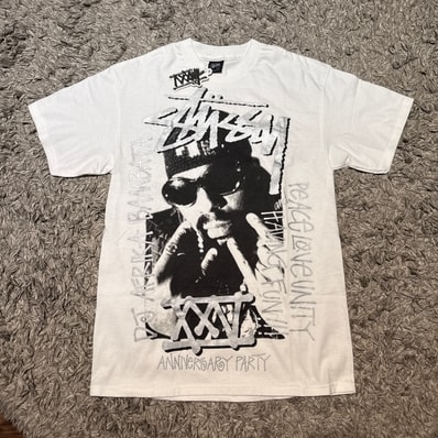 Stüssy × Nike x DJ Afrika Bambaataa Tee