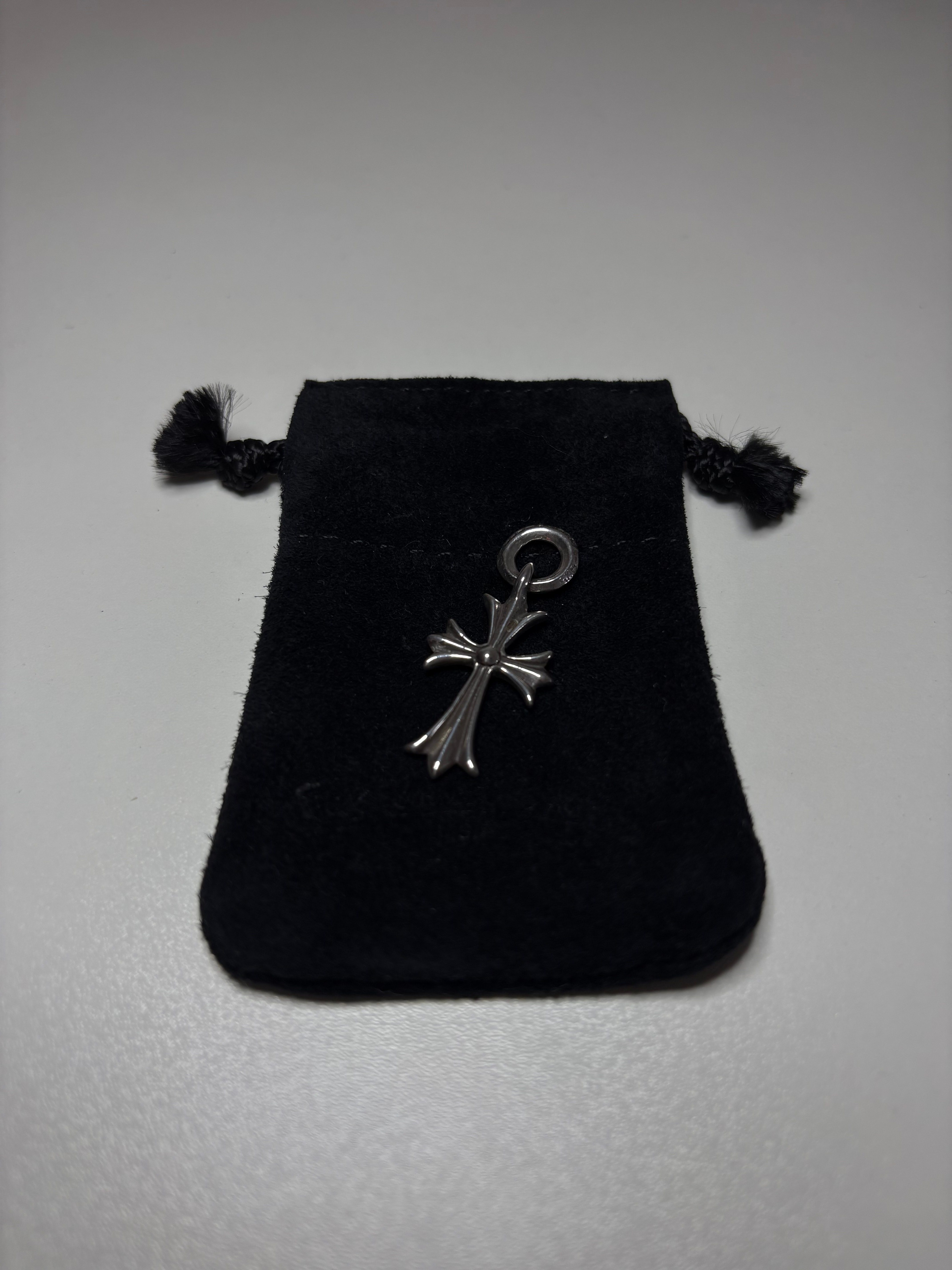 Chrome Hearts Tiny CH Cross Charm "Silver"