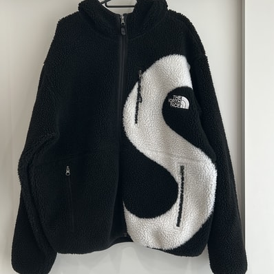 Supreme x The North Face S Logo Hooded Fleece Jacket "Black"