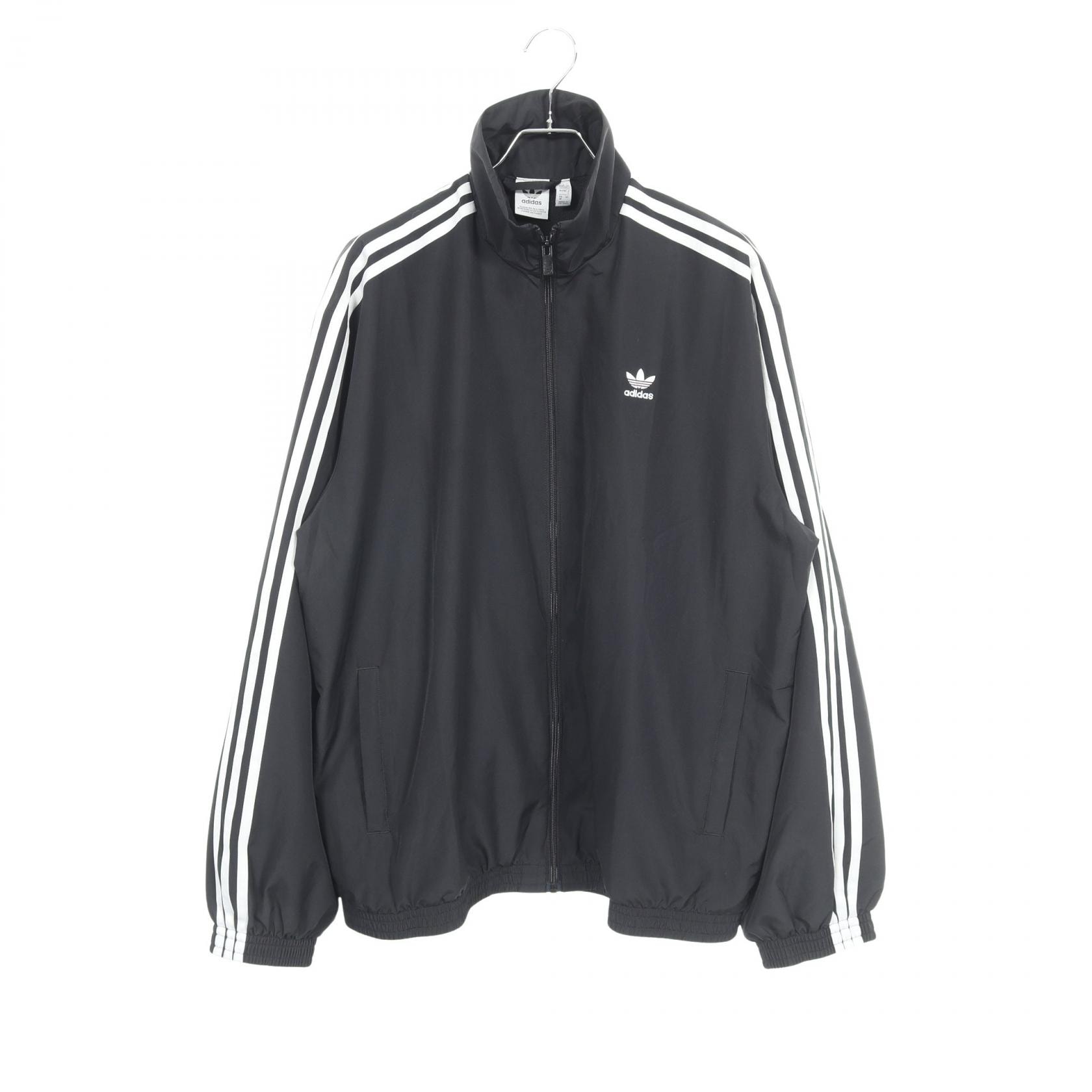 アディダス adidas ファイヤーバード オーバーサイズド 衣料品 アウター ポリエステル レディース ブラック系 / ホワイト系 JD3392 【中古】