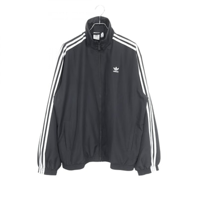 アディダス adidas ファイヤーバード オーバーサイズド 衣料品 アウター ポリエステル レディース ブラック系 / ホワイト系 JD3392 【中古】