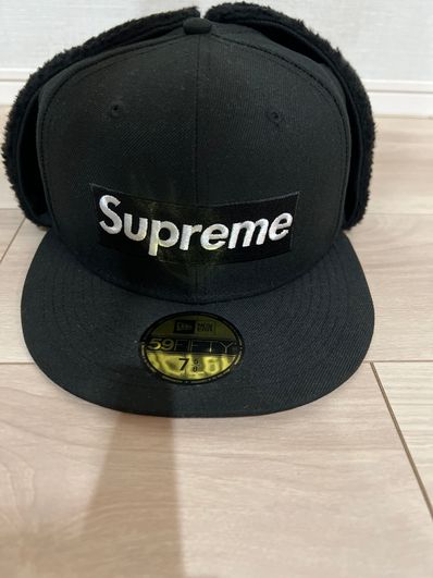 Supreme Earflap Box Logo New Era "Black"