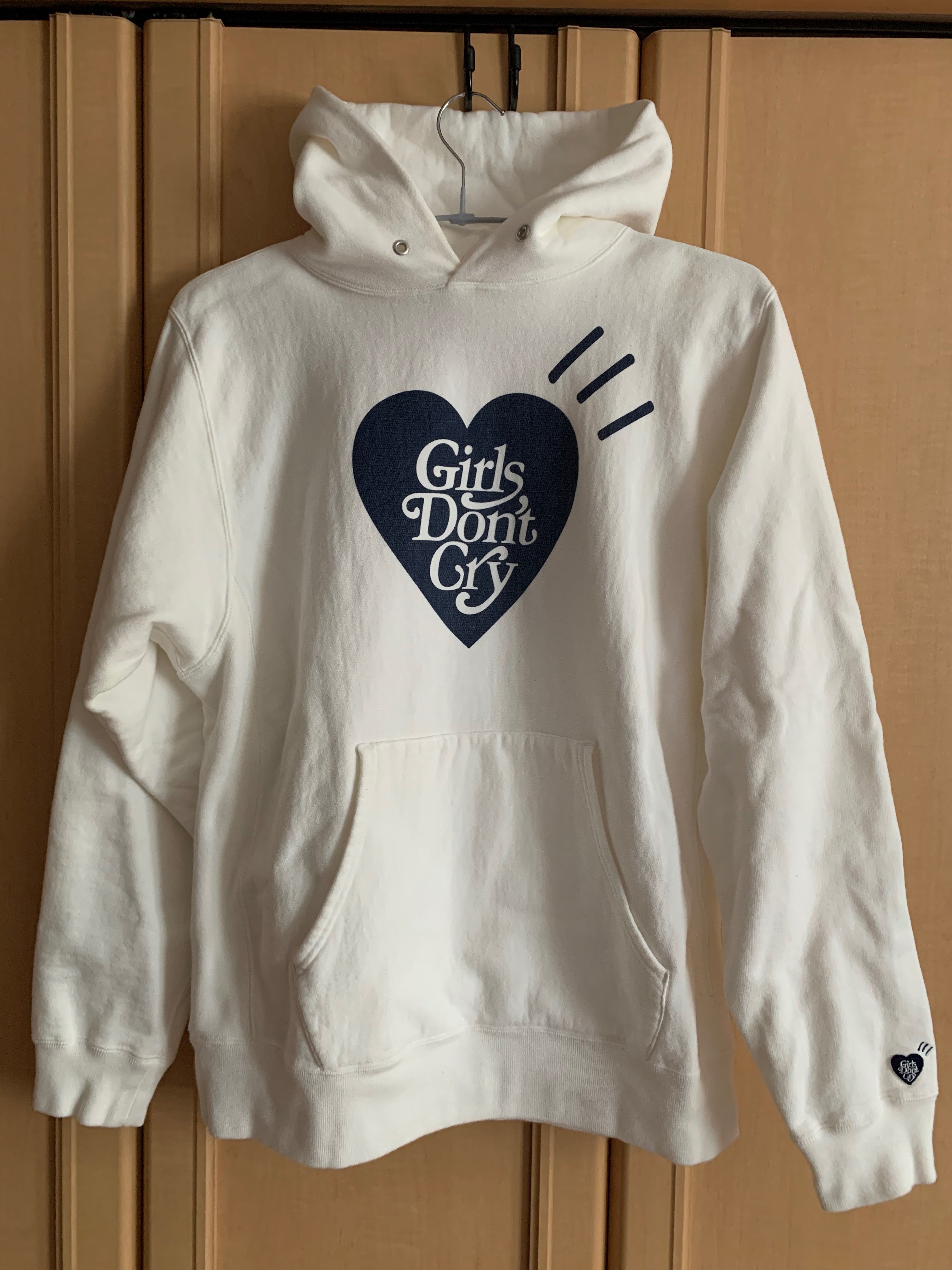 HUMAN MADE Girls Don ’t Cry hoodie "White" / VERDY