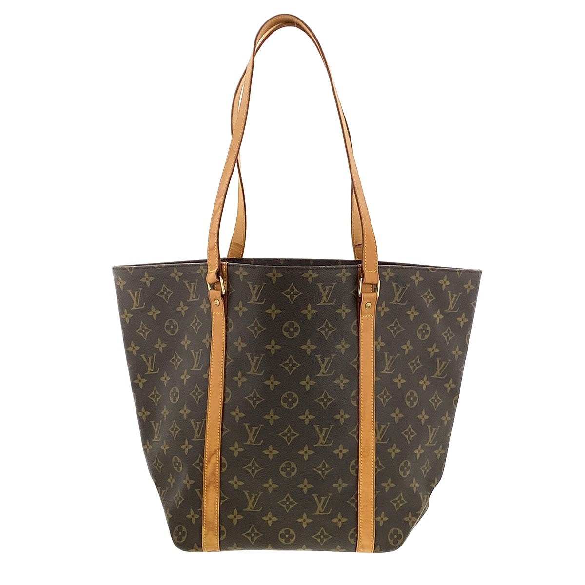 LOUIS VUITTON ルイ・ヴィトン サック ショッピング トートバッグ M51108 モノグラム ブラウン  レディース【中古】