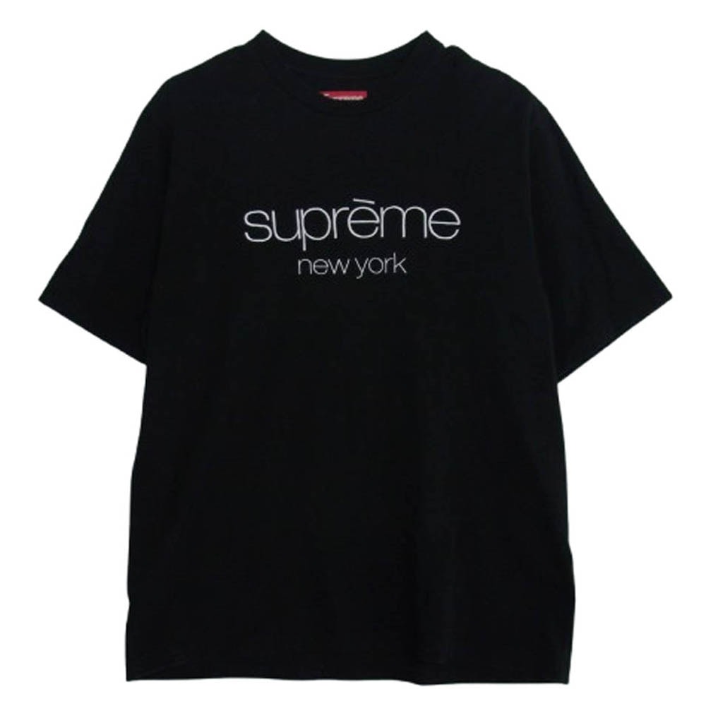 Supreme シュプリーム Tシャツ 23AW CLASSIC LOGO S/S TOP クラシックロゴ Tシャツ 半袖カットソー ブラック系【中古】