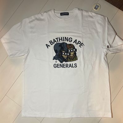 A BATHING APE x GOD SELECTION XXX General Tee "White"