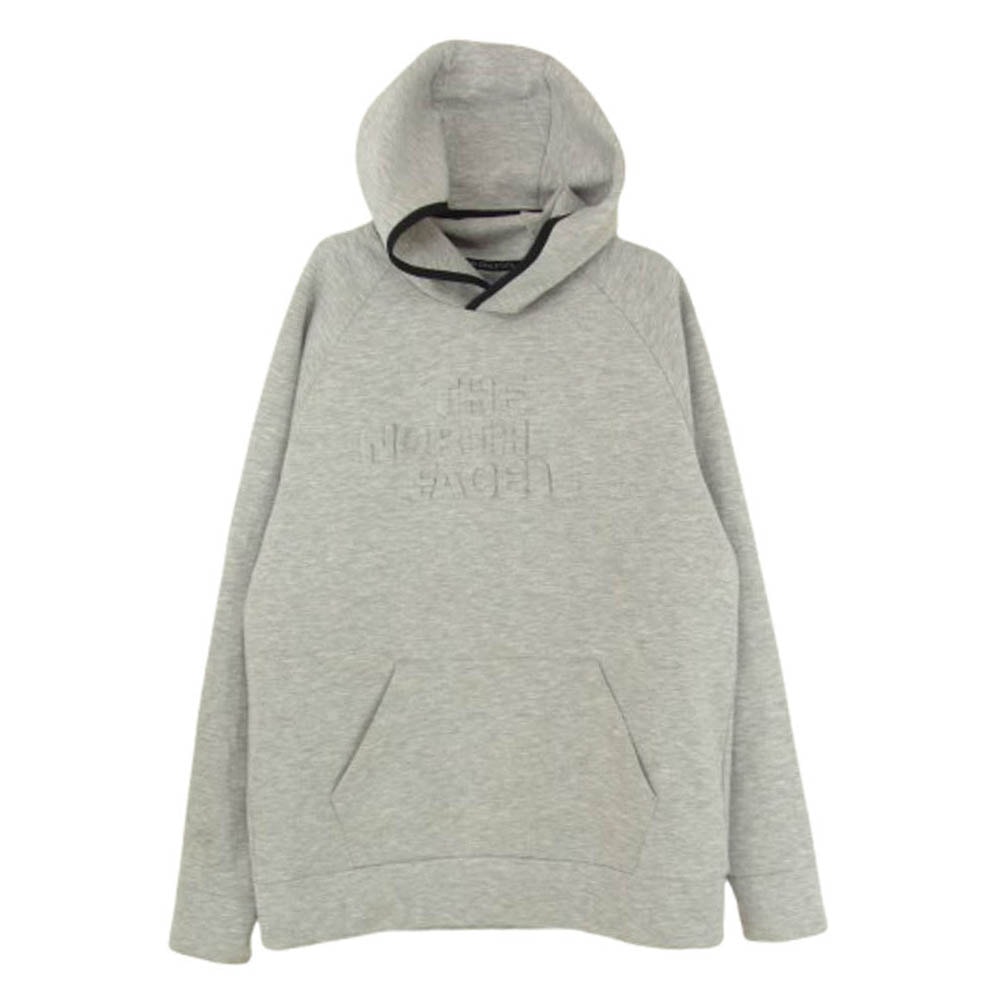 THE NORTH FACE ノースフェイス パーカー NT11880 エンボスロゴ プルオーバ― パーカー フーディー グレー系 M【中古】