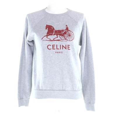 極美品 セリーヌ トップス グレー レディース XS 2Y247450I